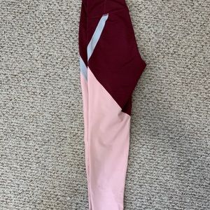 Multicolored athletic leggings